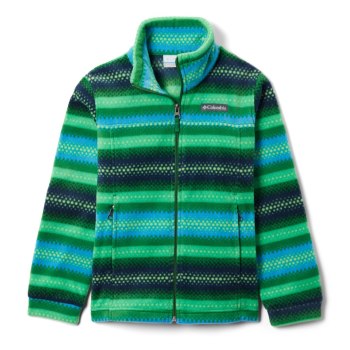 Columbia Jakne Za Dječake - Zing III Printed Fleece Zelene Prugice | SBRJ-84351
